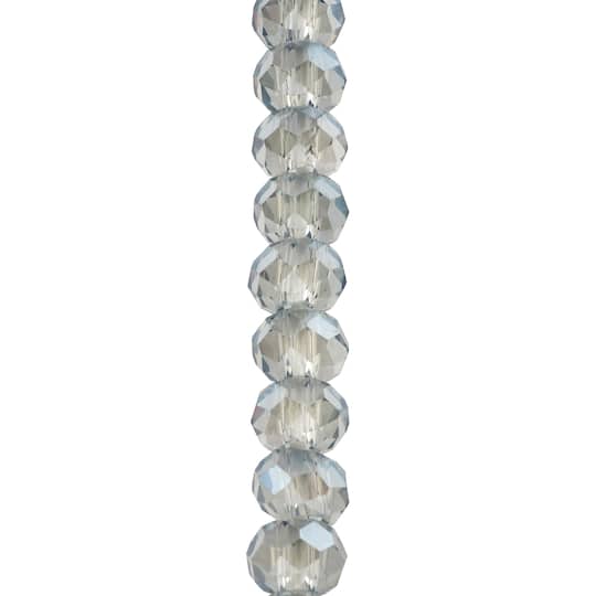 Glass Faceted Rondelle Beads by Bead Landing